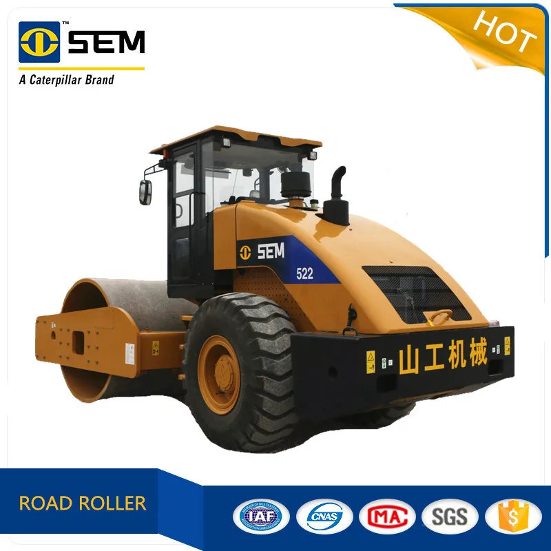 
2021 Brand New SEM 520 522 Single Drum Hydraulic Vibration Roller New single drum soil compactor 