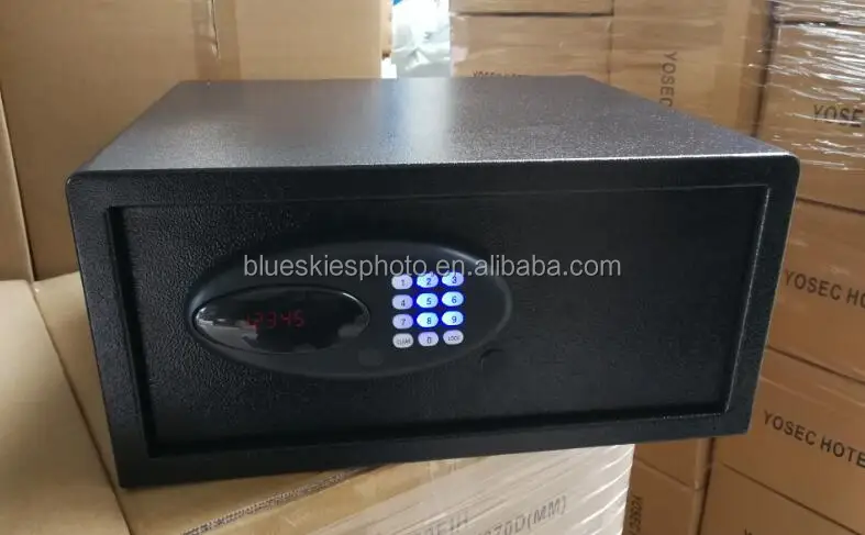 
RFID card opening in-room safe with hotel lock software 
