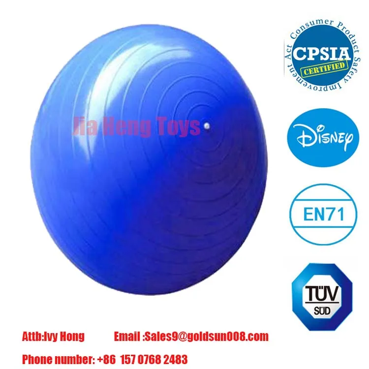 High quality color yoga ball PVC explosion-proof balance exercise ball