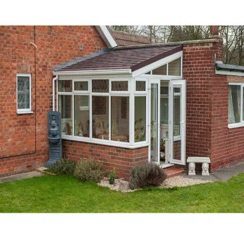 
Factory Price Durable Aluminium Solid Tiled Roof Greenhouse Sunrooms Winter Garden Design With Double Glazing 