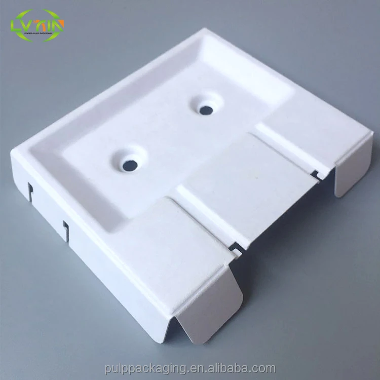 
Biodegradable Pulp Inner Tray,molded Headphones Packaging Trays Bagasse Pulp Wet Press Pulp Molding Recycled CN;GUA OEM 