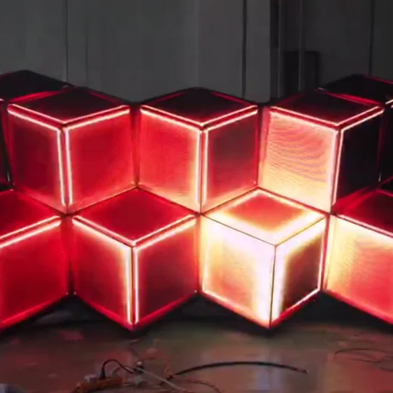 Magic Cube DJ CABINET Square module Customize led  display for night club ktv