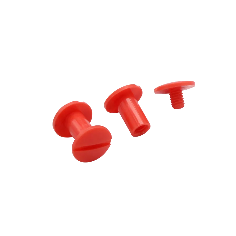 Nylon Fastening Clips Book Screw Binding Fasteners Plastic Book Binding Rivets