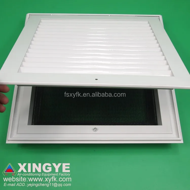 Aluminum Air Louver/Aluminum Louver Window Manufacturer Air vent louver, aluminum air grills with filter