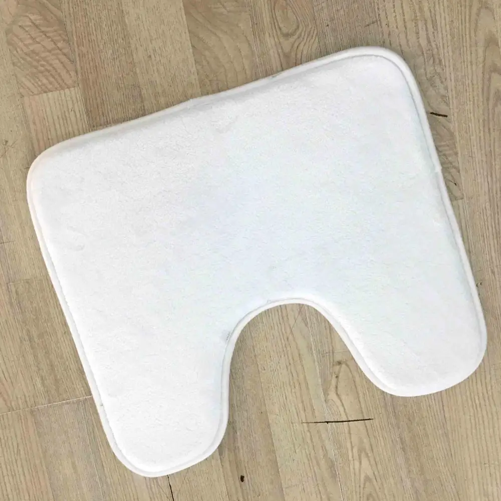 Heat Press Transfer Thermal Printing Memory Foam Flannel Coral Velvet Polyester Blank Doormats Foot Carpet Door Rugs Floor Mats