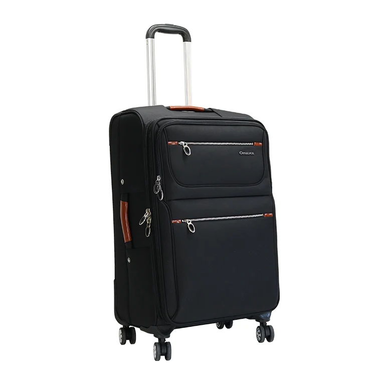 Wholesale  Oxford Waterproof Upright System Telescopic Handle Carry On Travel Trolley Luggage Bag