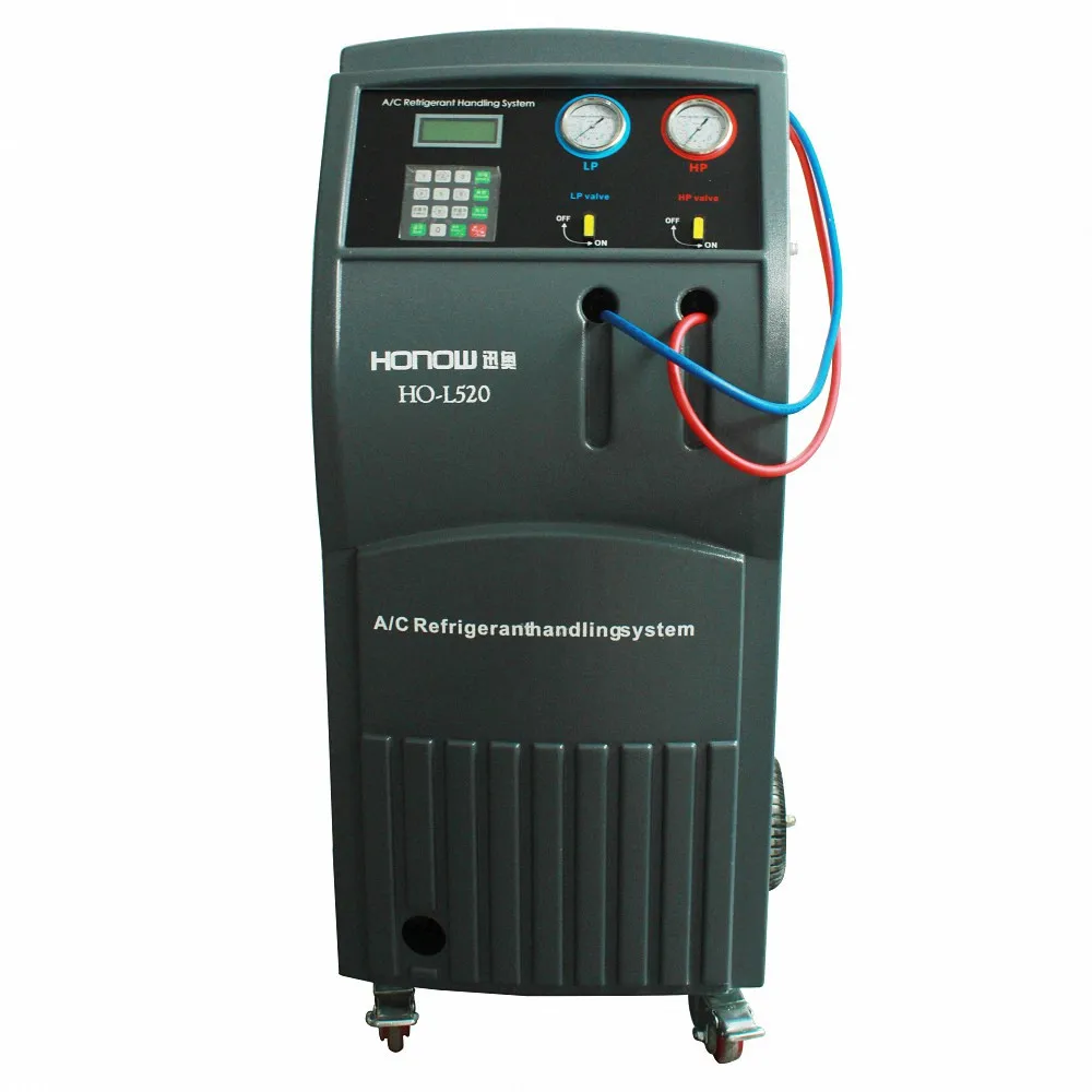 AC Refrigerant Recovery Machine 3/4 HP Compressor For R410a R134a R22 Gas