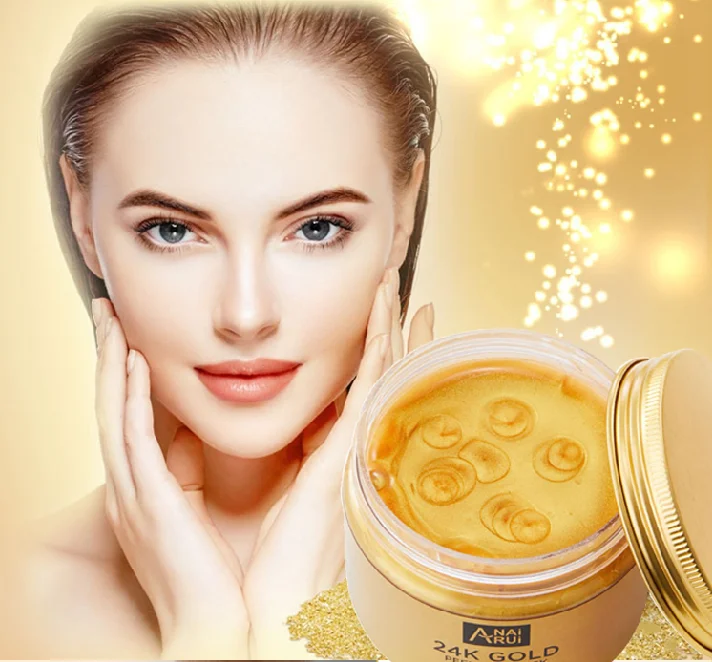 Top Sale Fast delivery Magic Korean Facial Mask Collagen Crystal 24k Gold Nano-Fiber Facial Mask Wholesale