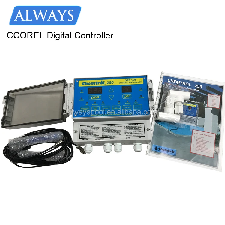 CCOREL250 high tech мониторинга качества воды автоматический цифровой бассейн рН-ОВП контроллер