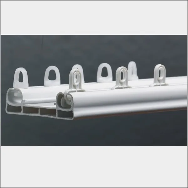 ceiling curtain double track,plastic double track,living room curtain track
