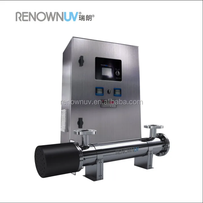 High quality UV water sterilizer system with automatic cleaning system