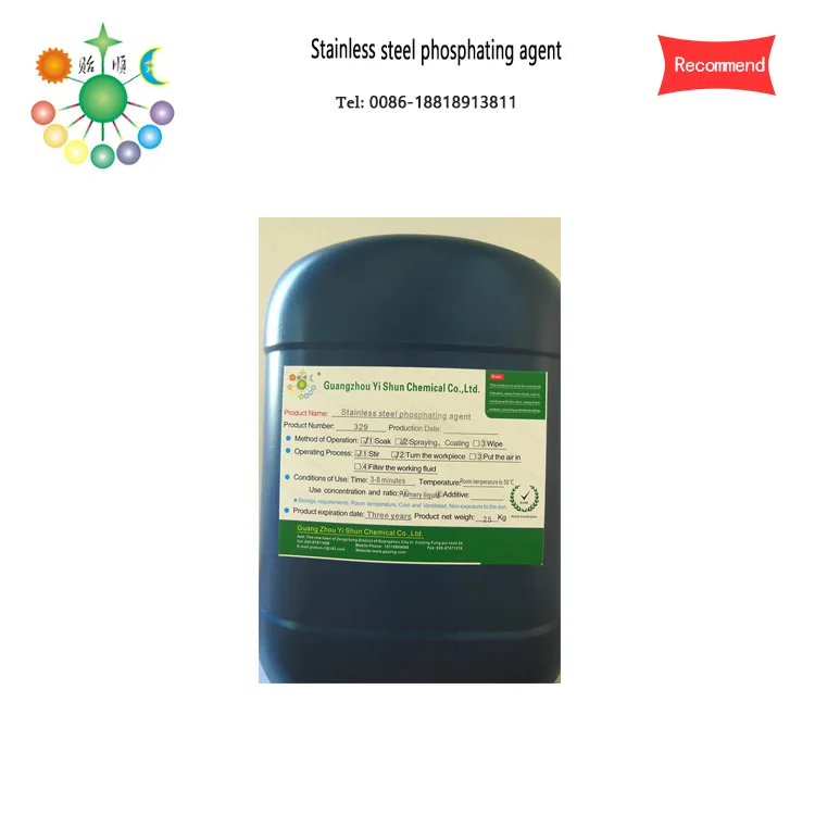 Steel matting treatment fluid Steel matte agent Steel whitener