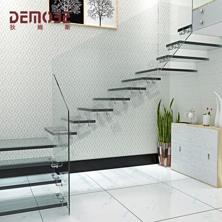 Внимание: вот demose прозрачный сборка плавающий лестница