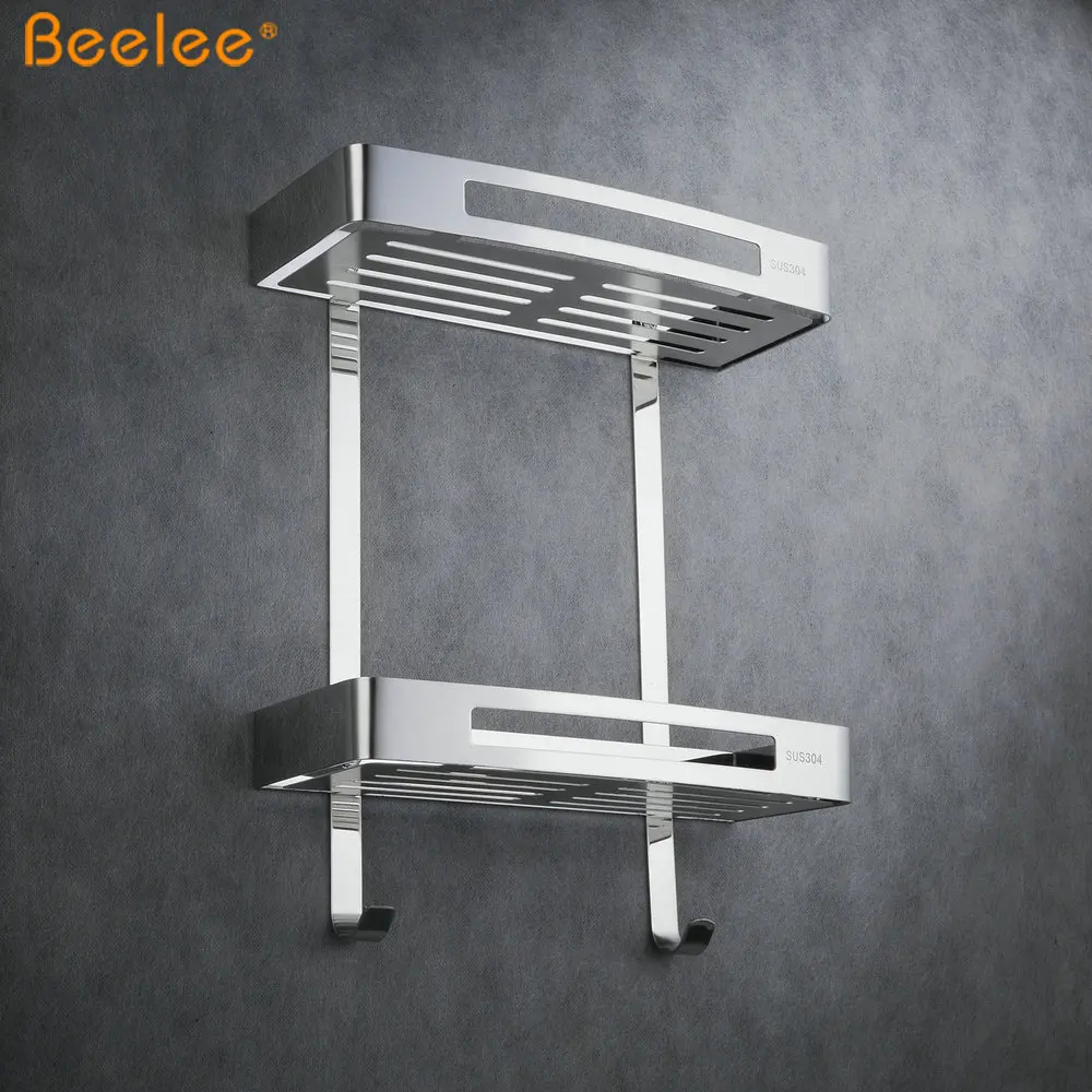  Beelee BA9287C2 заводская цена угловая полка для ванной комнаты дома и отеля