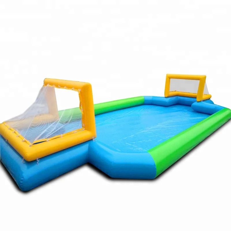 
Cheap price PVC0.9mm 6*12m inflatable football court water soccer court inflatable soccer filed 