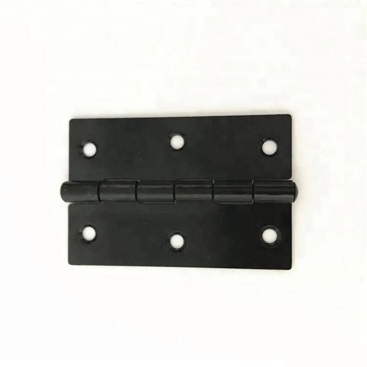 Factory price 2.5 inch black steel furniture hinges