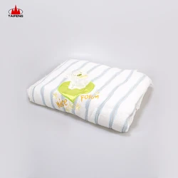 Yarn Dyed Cotton Knit Baby Blanket Gift Set,blanket For Baby