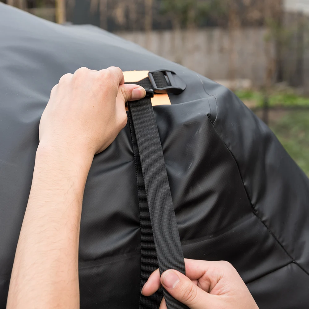 
Patented Original Design-100% Waterproof Aerodynamic Car Roof Bag, 13 cuft 