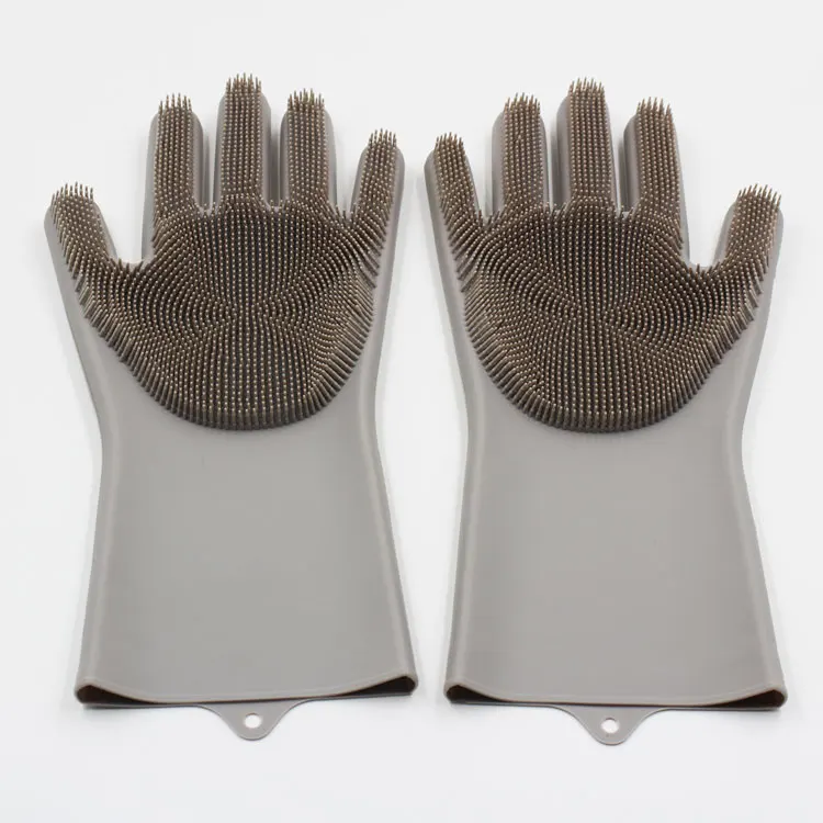 Eco-Friendly Magic dishwashing silicone gloves cleaning silicone dishwashing gloves, silicone dish gloves