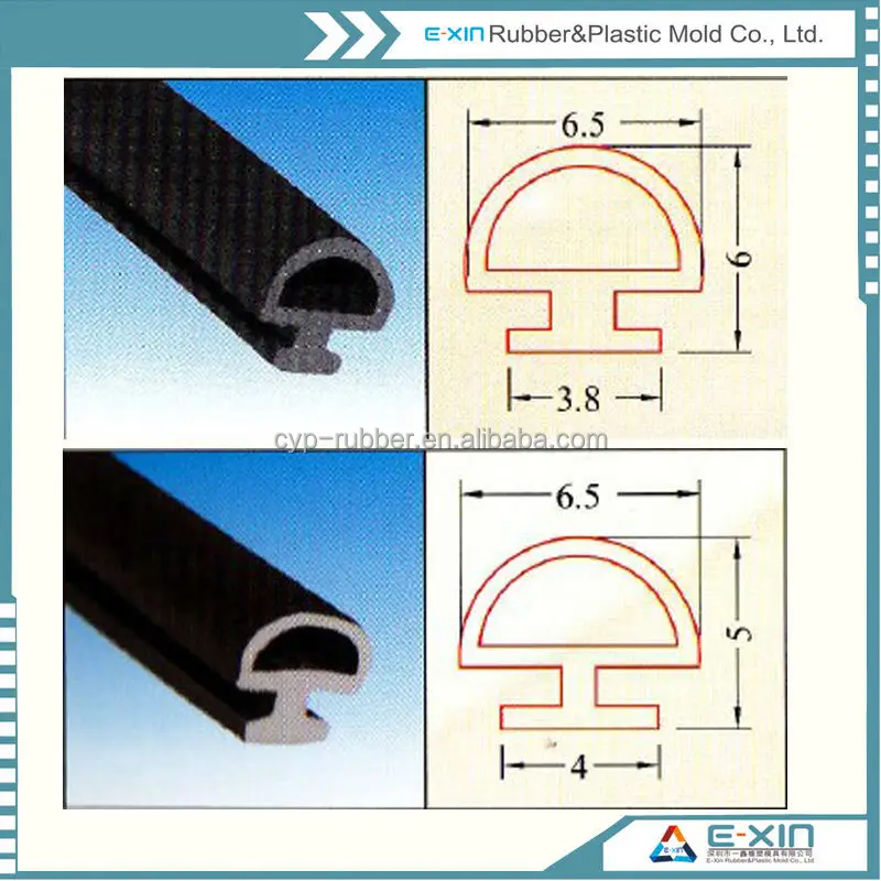 Rubber gasket for Aluminium composite panel /car door rubber strip/EPDM PVC Silicone rubber sealing strip
