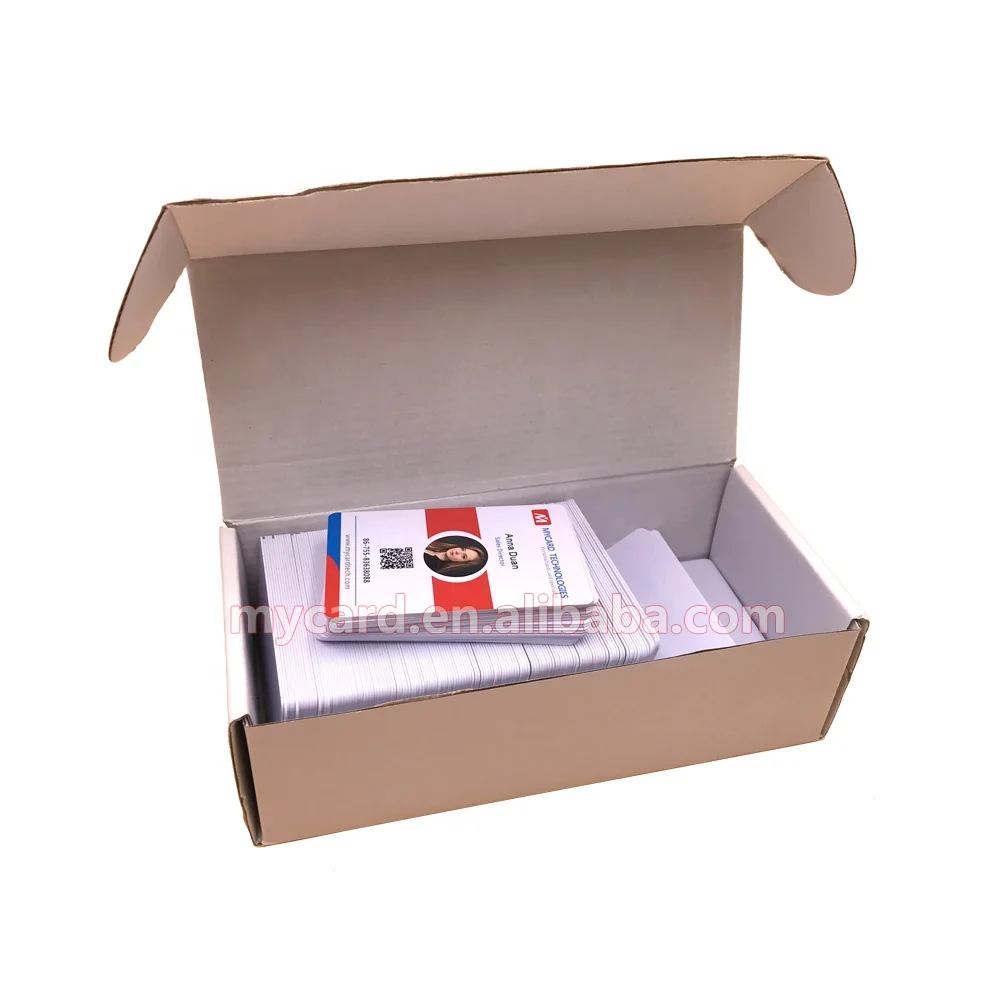 Custom School Student Staff Employee RFID Access Staff Identity Card for Lanyard ID Badge Holder