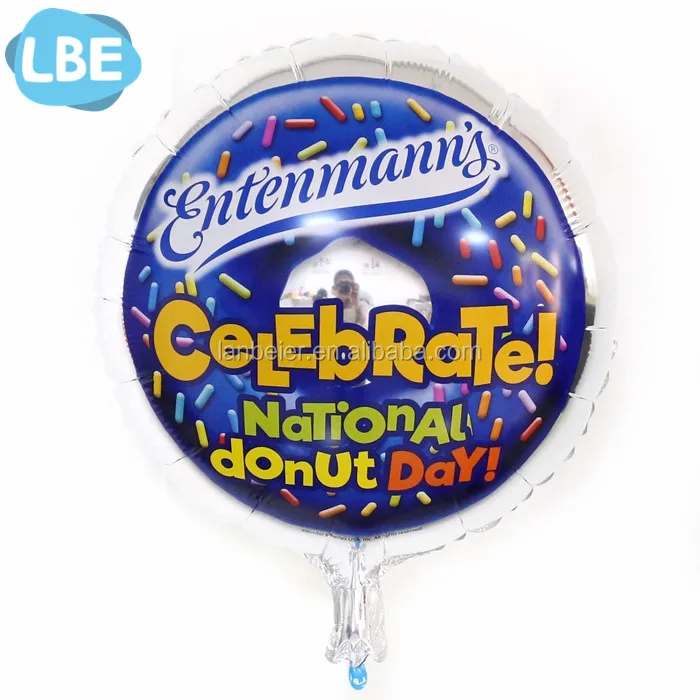 custom mylar balloon round globos metalicos with logo printed