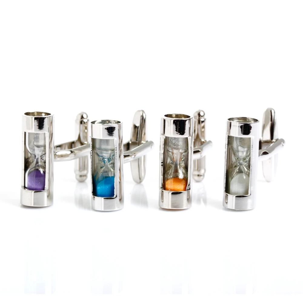 Новинка, запонки, запонки из песка, высококачественные мужские украшения, аксессуары