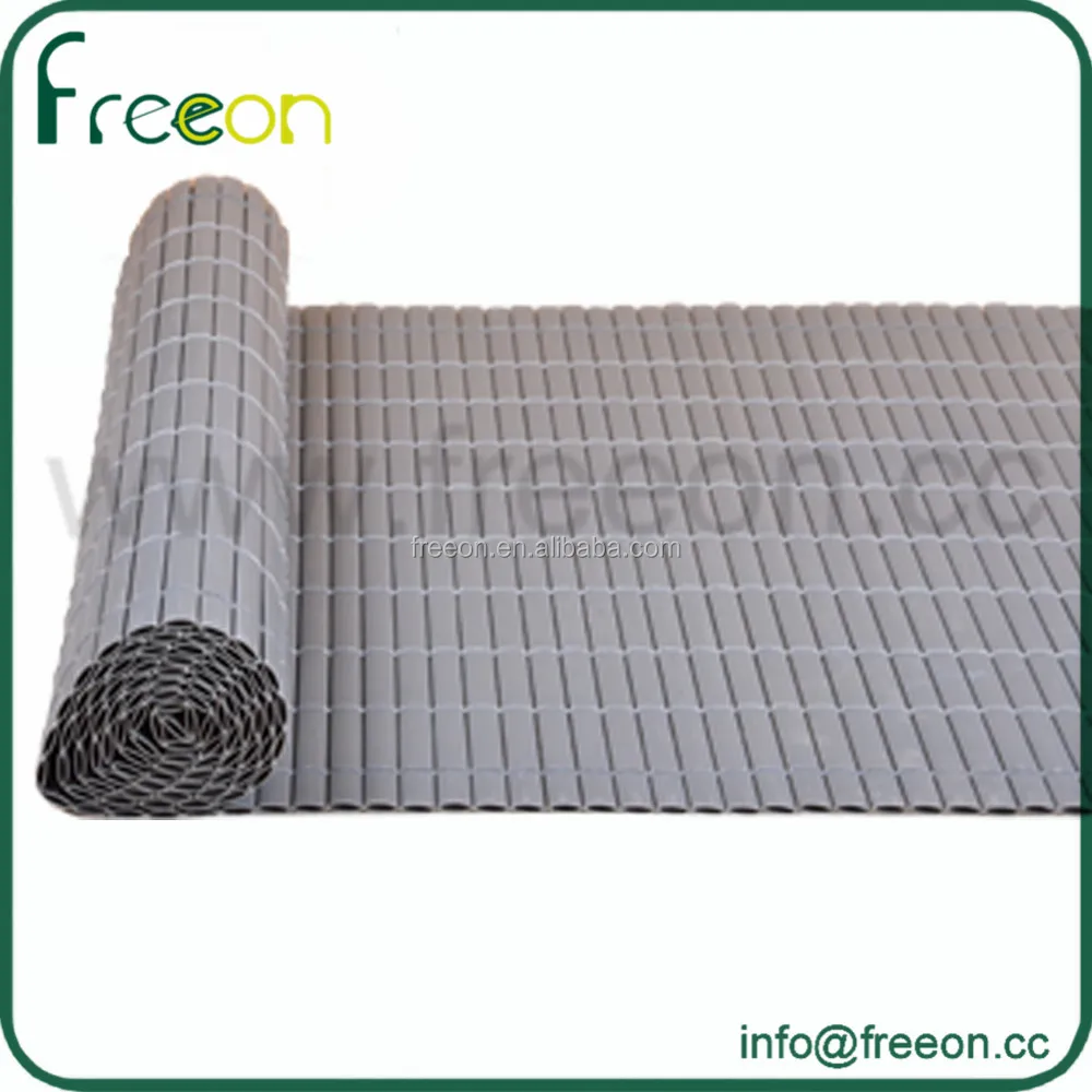 green pvc simple face fence 1x3m,plastic garden fence