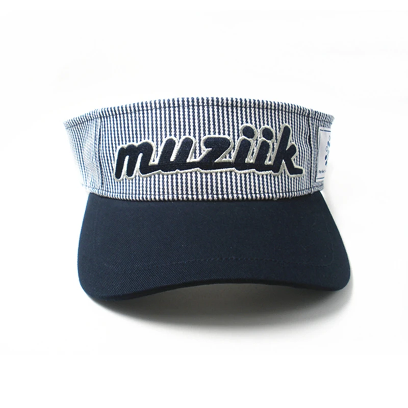 Custom Funny Sun Running Visor Cap Open Hat