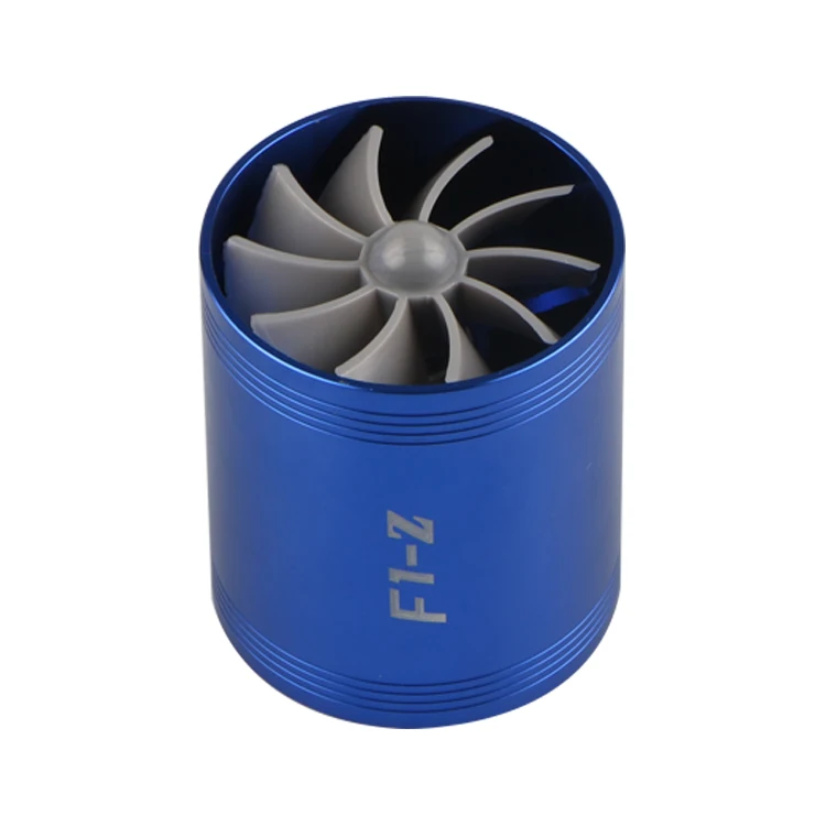 64mm x 75mm Car Air Filter Intake Fan Fuel Gas Saver Supercharger For Turbine Turbo Charger Turbocharger