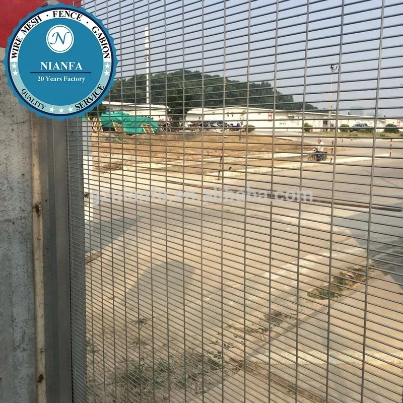barbed wire mesh high security 358 railway station fence
