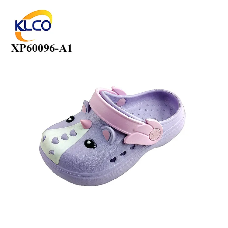 Дешевые детские сандалии; Оптовая продажа; Сандалии с единорогом из мультфильма; EVA; Садовая обувь; Сабо для девочек