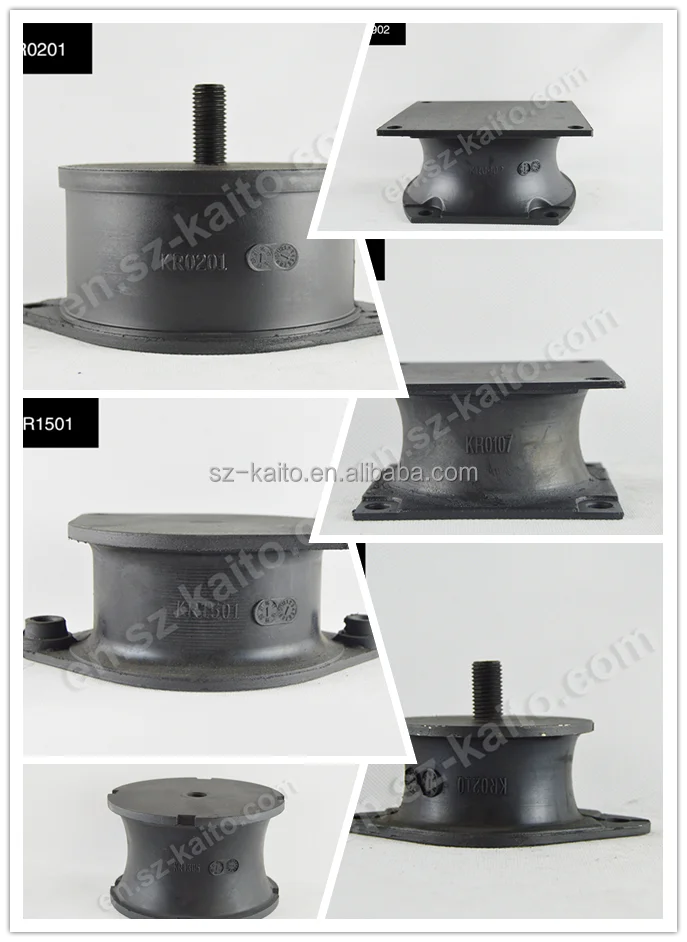 Rubber shock absorber rubber buffer mount for HAMM HD13, HD75 road roller pile driver P/N324353