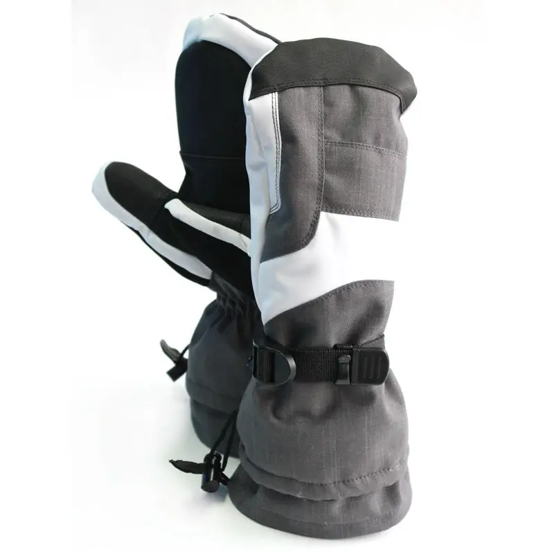 Мужские водонепроницаемые лыжные варежки, Длинные лыжные перчатки