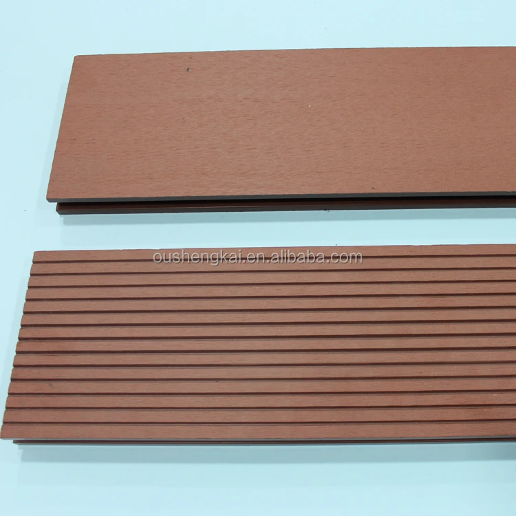 WPC garden house outdoor deking floor hot sale solid floor