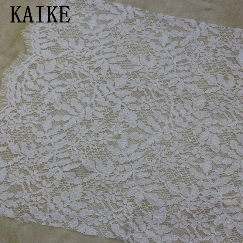 Custom cheap african tulle white lace fabric