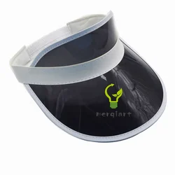 Fashion awesome Plain Simple Summer Fashion UV Green Plastic Sun Visor Cap