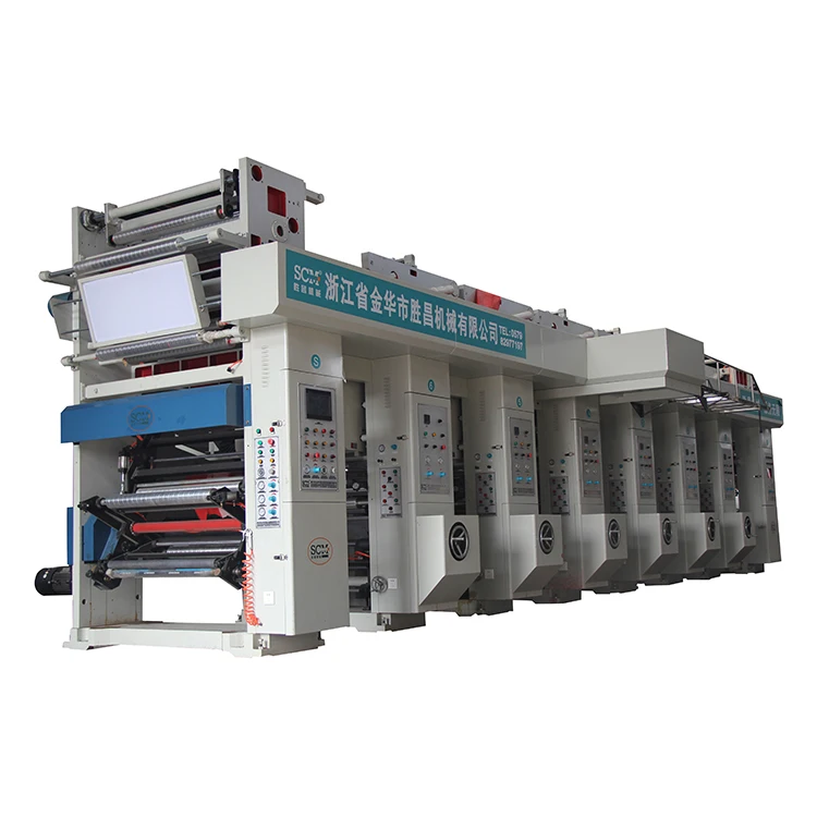 Computerized Gravure film 4 color printing machine price
