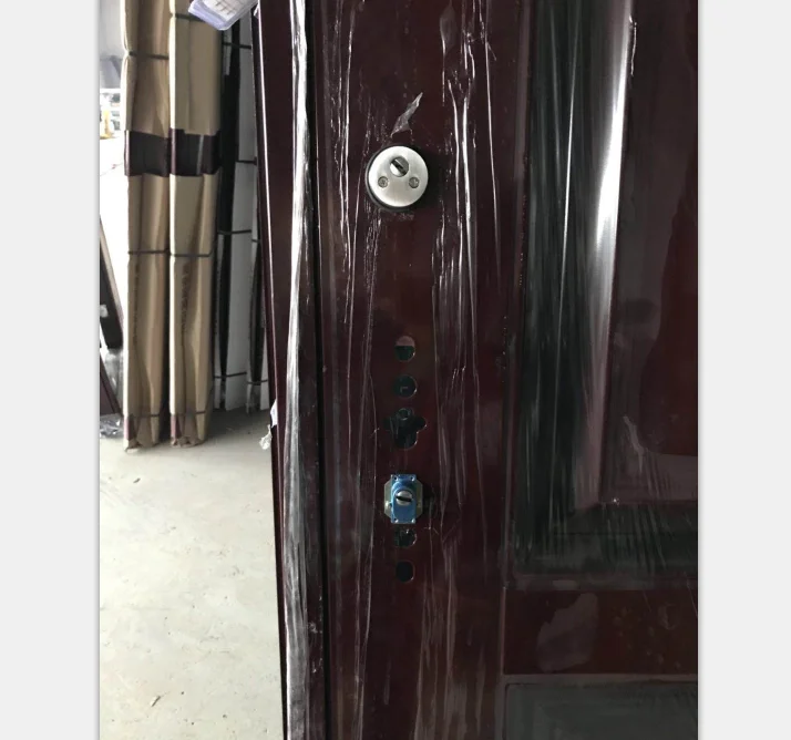 The Latest Popular Exterior Steel Security Door with Iron Grill Ventilation Door for Home