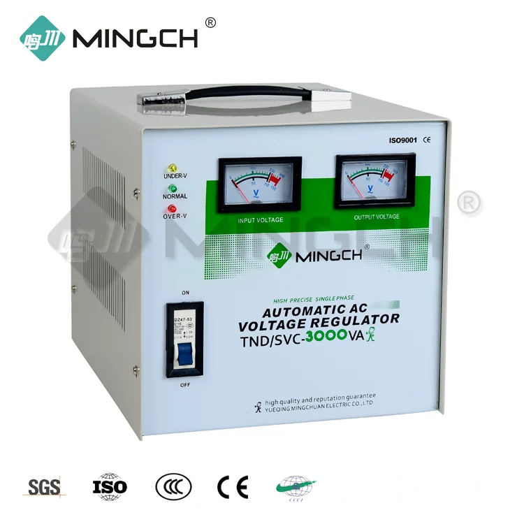 MINGCH Morocco Widely Use 10000W Tnd Series AC Single Phase Voltage Stabilizer