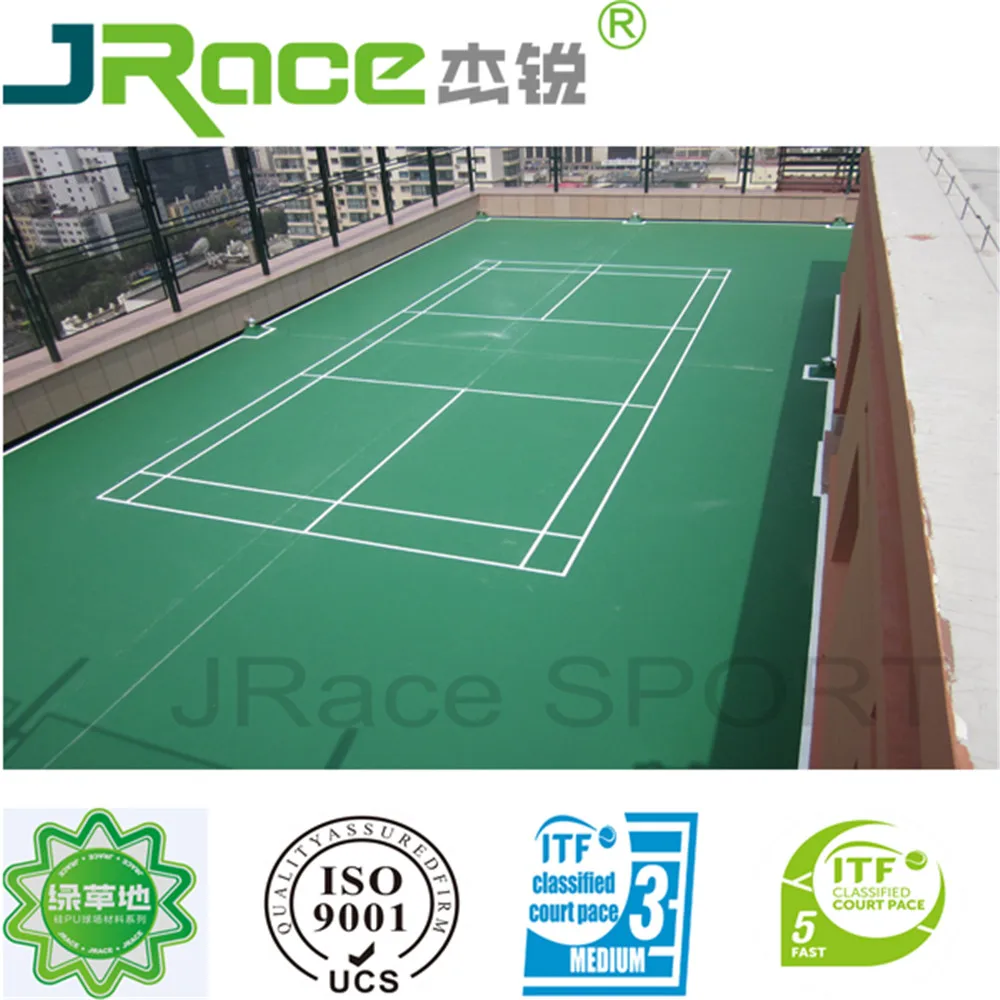 cheap pu outdoor indoor tennis court carpet