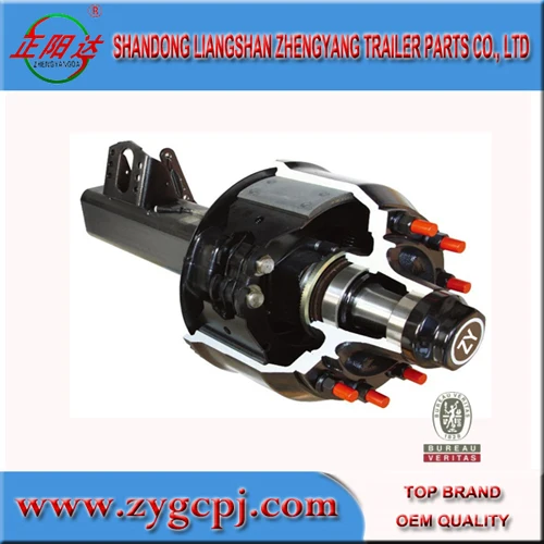 12 тонн немецких ось bpw типа стационарных задние полу- прицеп ось