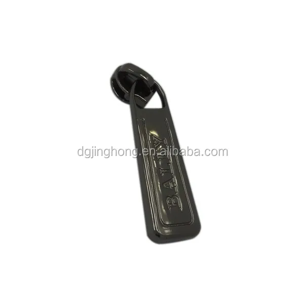 Personalized design eco-friendly zinc alloy custom colored zipper