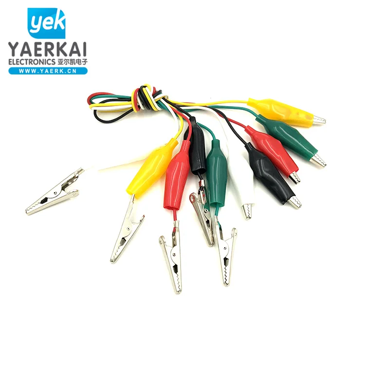 
Wholesale YEARK 44mm alligator clip cable crocodile test line 