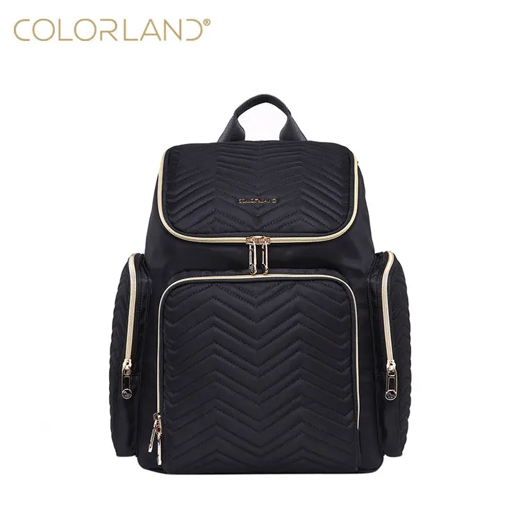COLORLAND High Quality Fashion Diaper Backpack Bag For Office Lady
