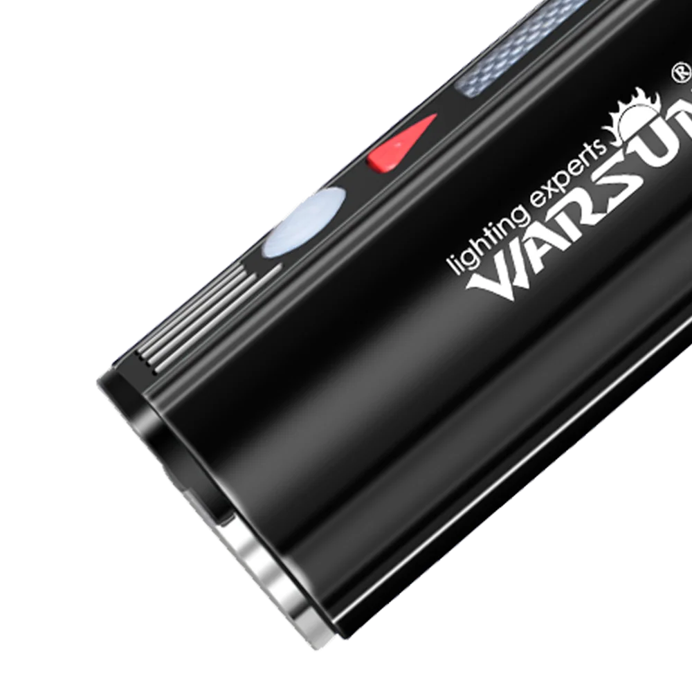 
USB rechargeable emergency Pocket camping SOS warning zooming led torch flashlight 