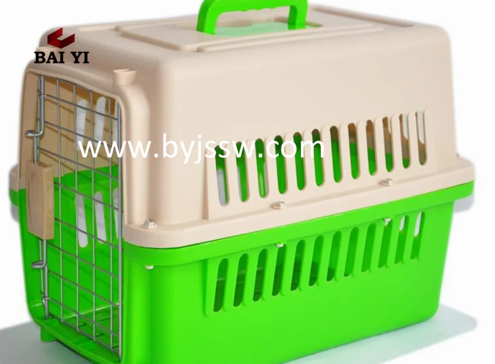 Trade Assurance Pet Product Plastic Dog Flight Cage For Transport