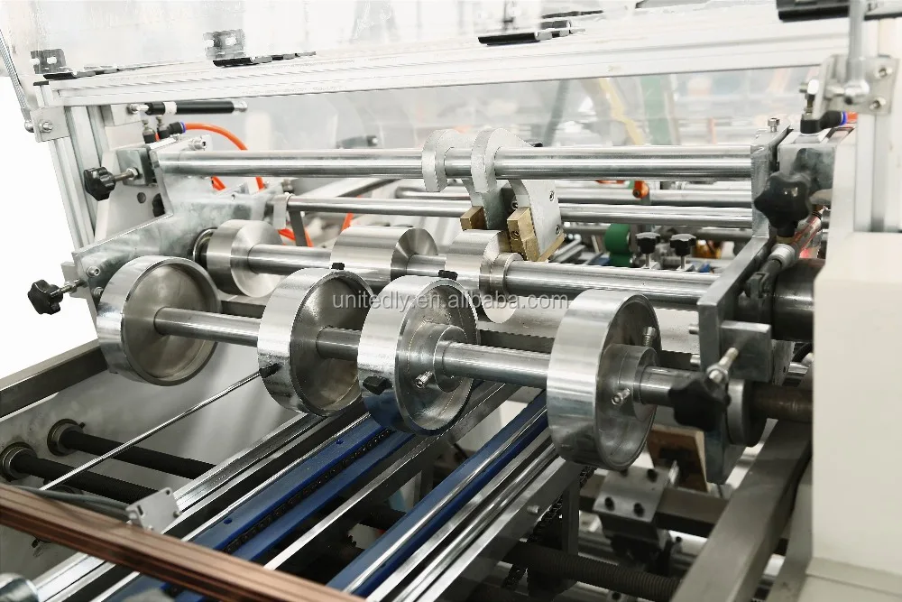 latest full automatic food paper box making machine with CE certificate in china