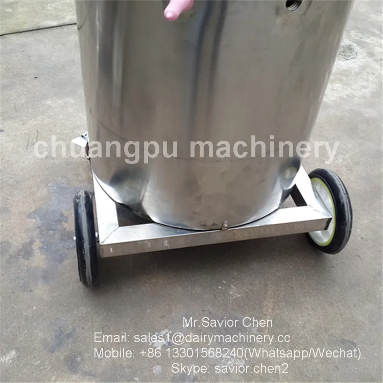 Steel Calf Feeding Equipment , Milk Feeder 150 Liter Capacity