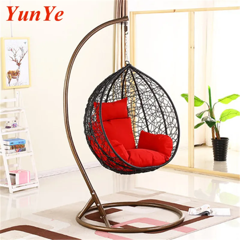 
High quality cheap price swing chair stand hanging decorative swing hanger outdoor indoor ball swing bed net nest shape 
